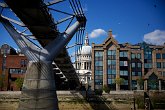 IMG_0092   St Paul's Cathedral poking through : architecture, building, city, cruise, landmark, landscape, London, Millennium Bridge, places, river, southbank, St Paul's Cathedral, stock, Thames, tourist