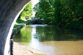 IMG_0301   Under the bridge : Audlem, bridge, canal, landscape, locks, places, tow path, towpath, waterway